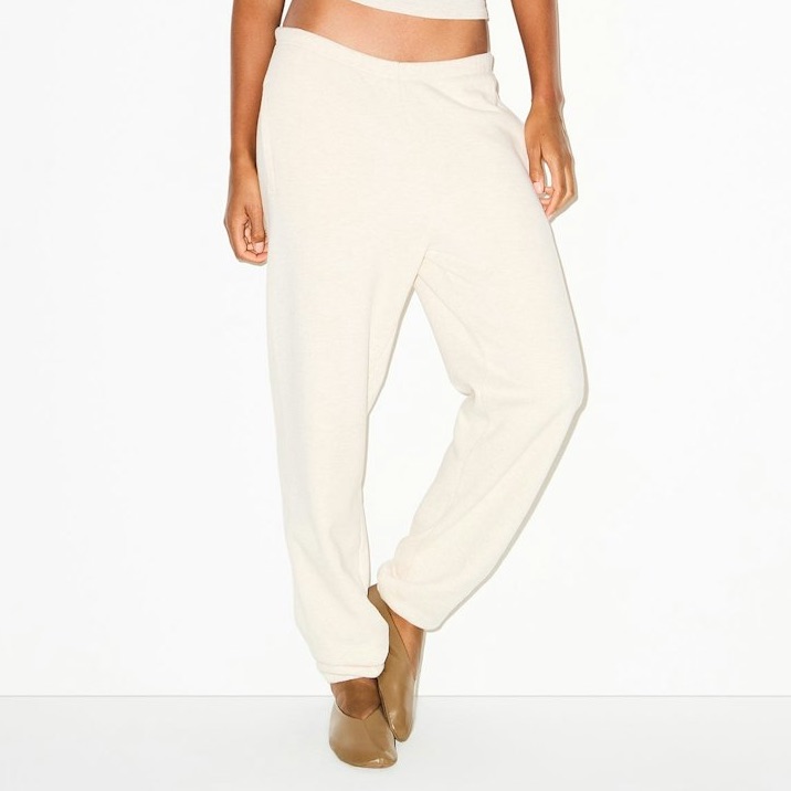 Skims Cotton Fleece Classic Oatmeal Heather Jogger Size L